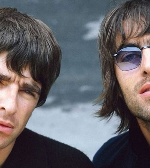 Liam Gallagher 90s Versace Verus sunglasses.