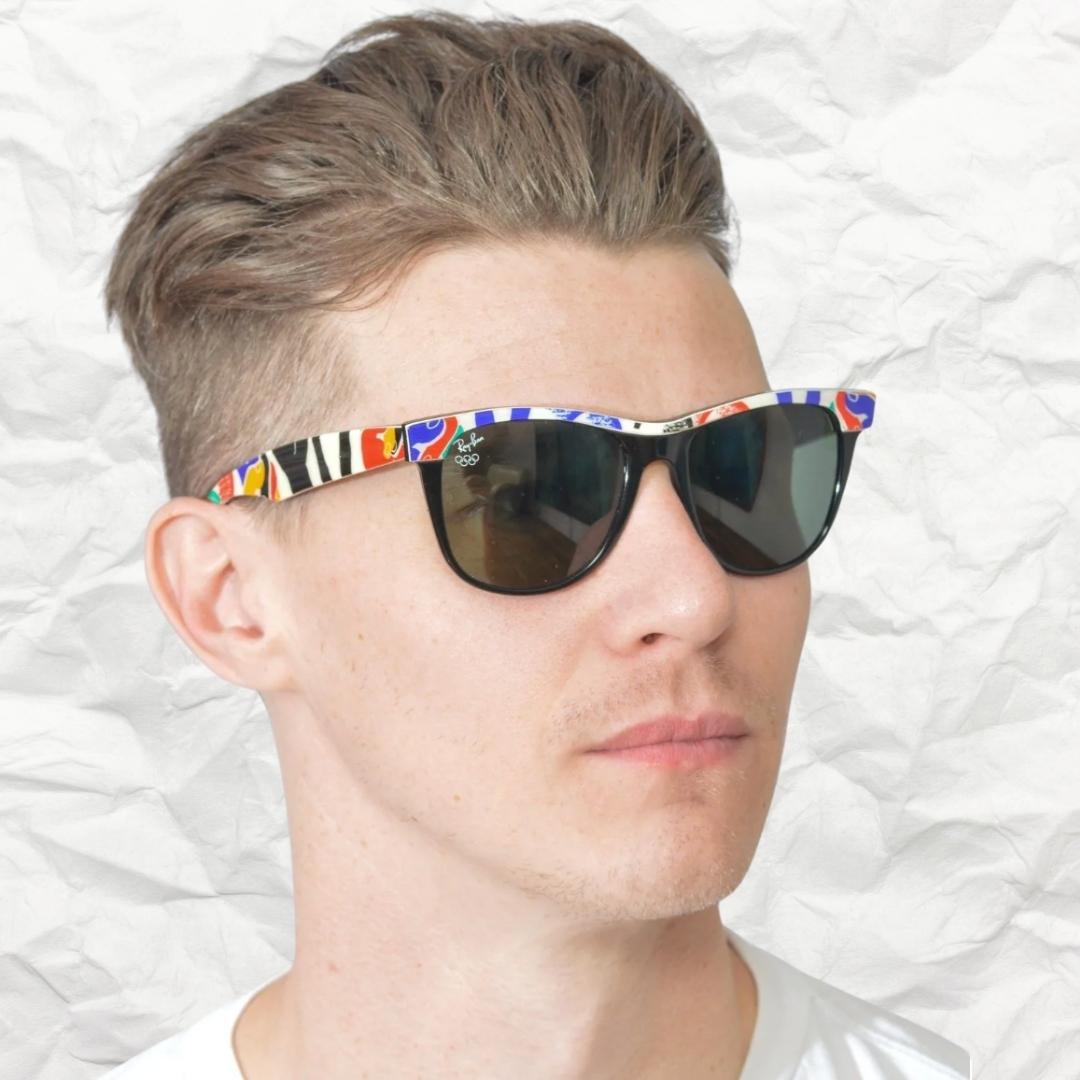 Retro ray sale ban glasses