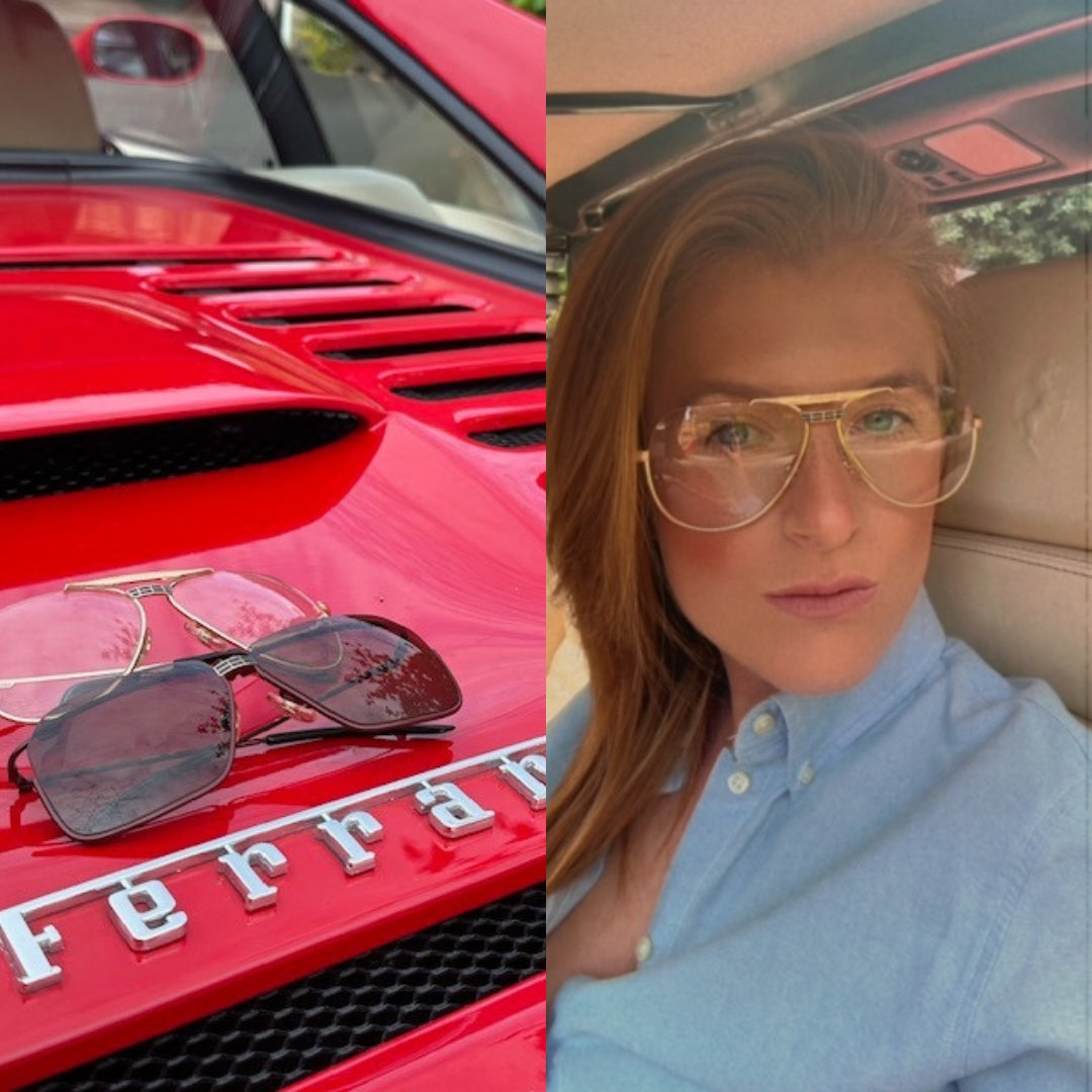 FERRARI SUNGLASSES - RED & BLACK