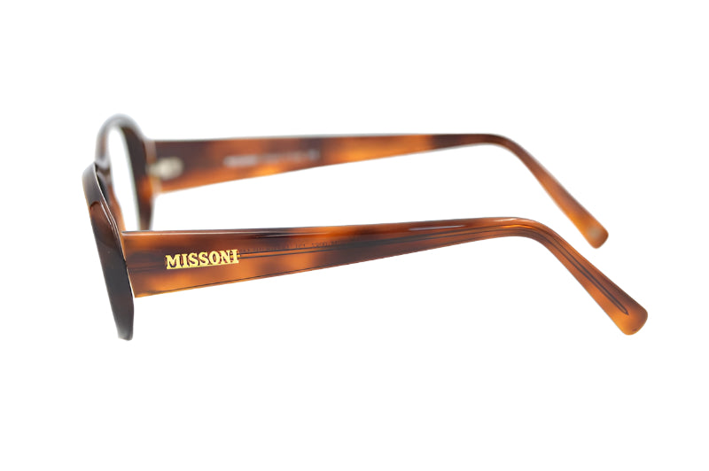 Missoni 0082 glasses. 90s Missoni glasses. Women's Missoni glasses. Brown Missoni glasses. Women's designer glasses. 