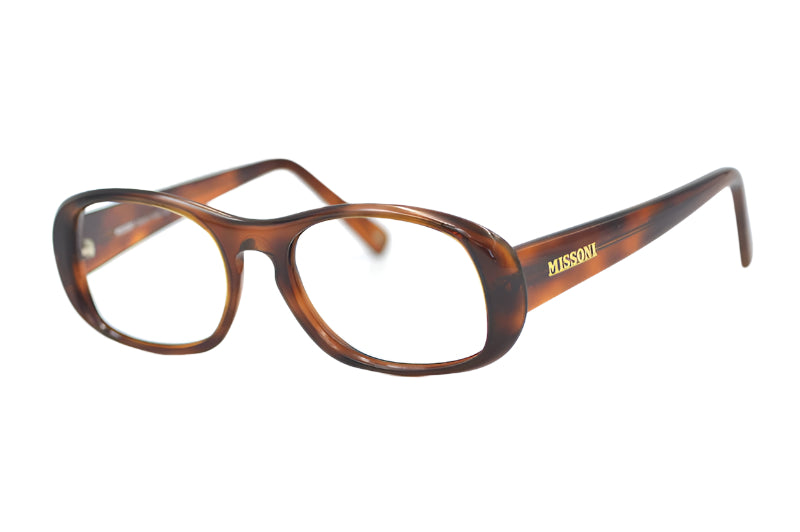 Missoni 0082 glasses. 90s Missoni glasses. Women's Missoni glasses. Brown Missoni glasses. Women's designer glasses. 