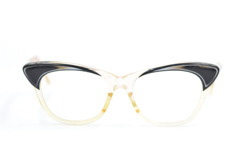 Vintage 973 cat eye glasses. 40s glasses. 50s glasses. Vintage retro glasses. Pinup glasses.