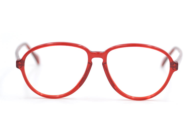 Aktiv 4020 glasses. Red panto glasses. Red vintage glasses. retro glasses. 