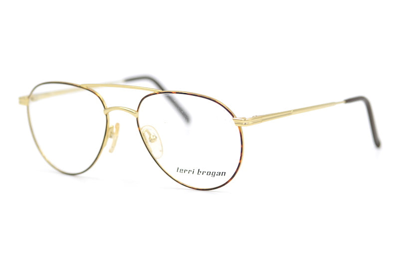 Terri Brogan 8918 41 vintage glasses. Mens vintage glasses. Stylish glasses for men. Mens aviator glasses. 