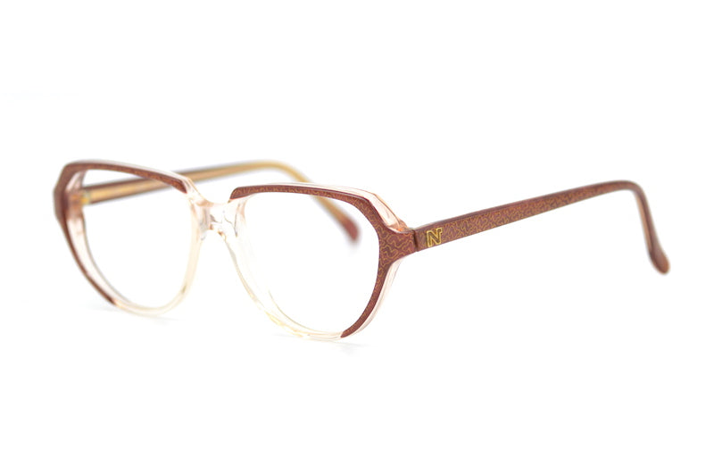 Nina Ricci 1760 vintage glasses. 80s Nina Ricci glasses. Women's stylish glasses. Women's designer glasses. Vintage glasses.