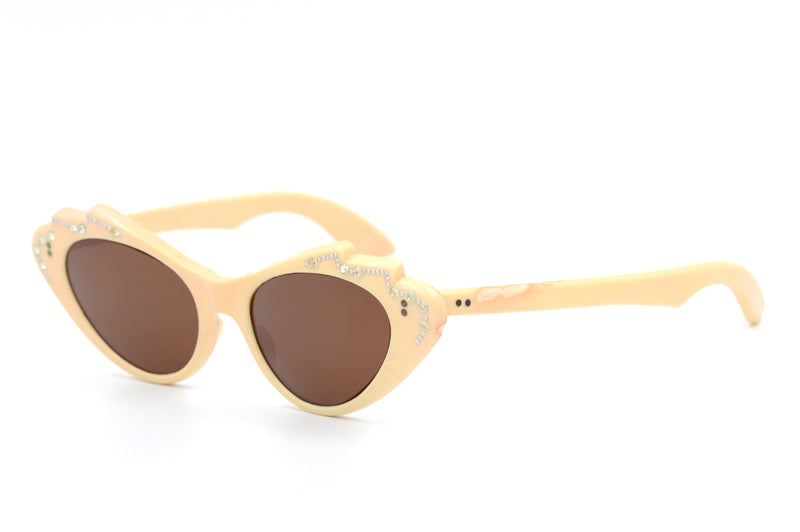 1940s vintage sunglasses, 1940s cat eye sunglasses, vintage sunglasses, pinup sunglasses