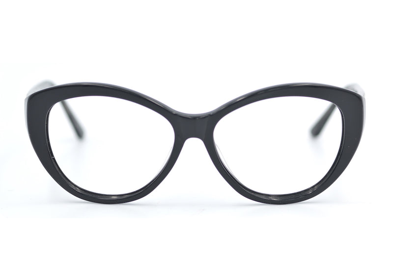 Fiorelli 060 retro cat eye glasses. Black cat eye glasses. 