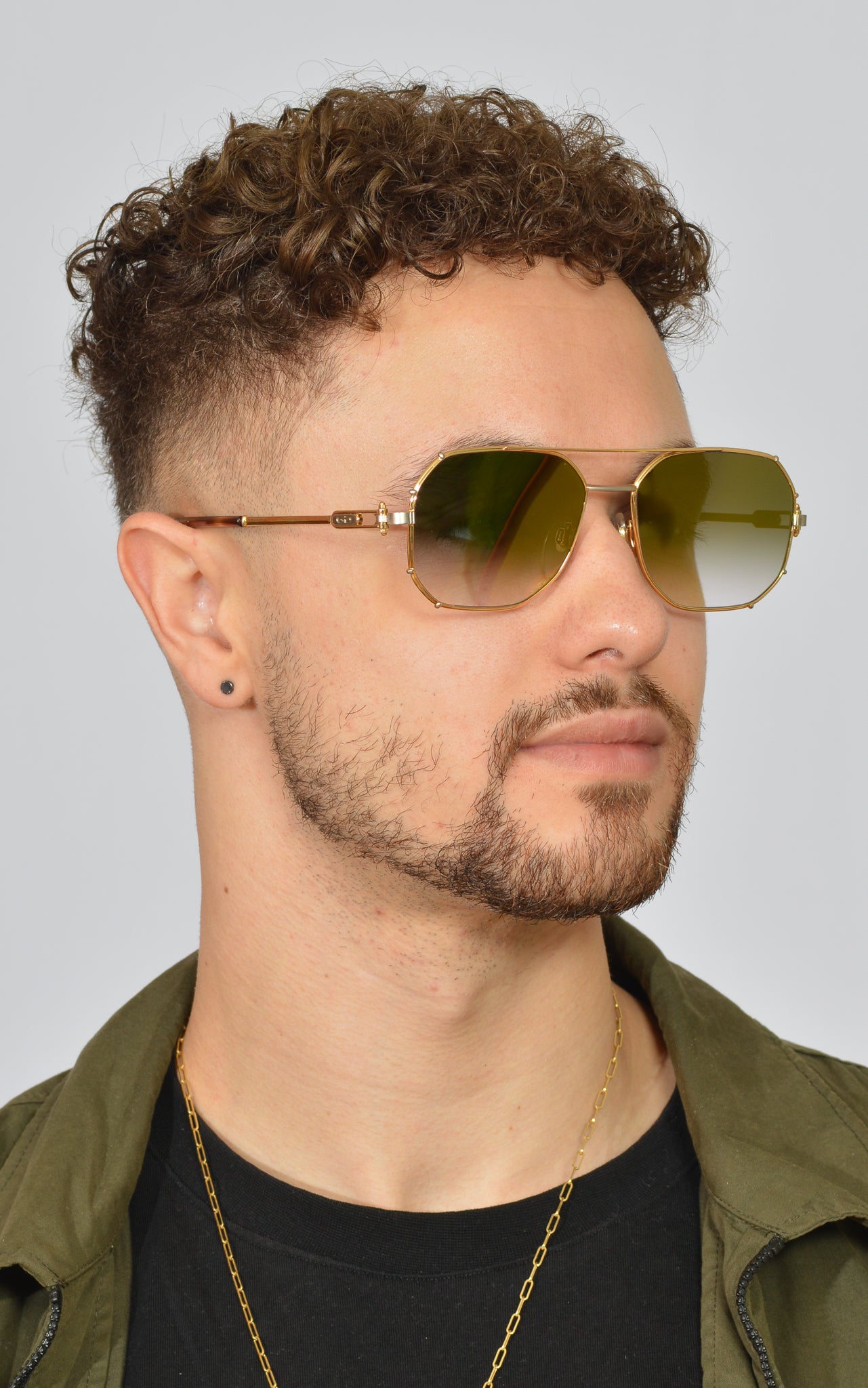 G rald Genta gold and gold 01 G rald Genta Vintage Sunglasses