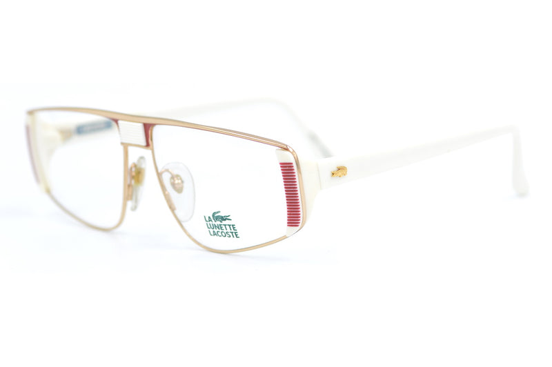 Lacoste 138 261 Vintage Glasses. Sporty Vintage Glasses. Rare Vintage Glasses. Lacoste Glasses. Cool Retro Glasses.