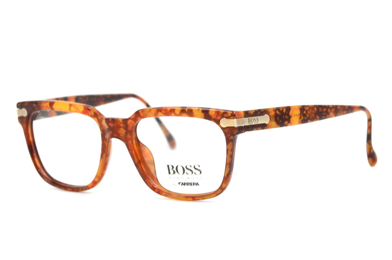 Hugo Boss by Carrera 5106 13 Vintage Glasses. Mens Vintage Glasses. Square Glasses. Stylish Glasses. Sustainable Vintage Glasses. Designer Vintage Glasses.