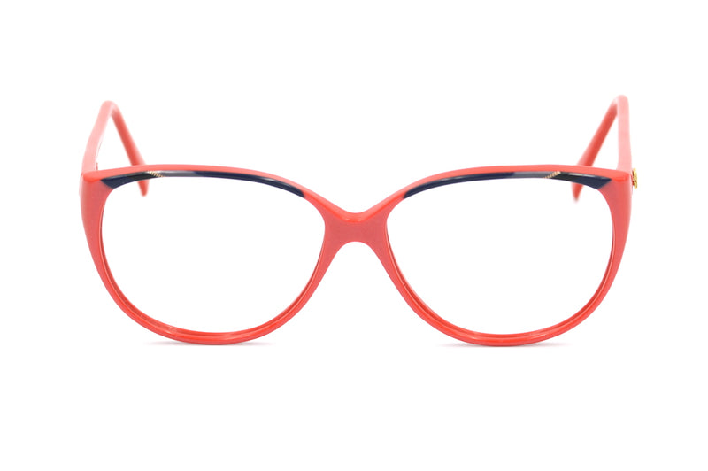 Red vintage glasses, red oversized glasses, red cat eye glasses