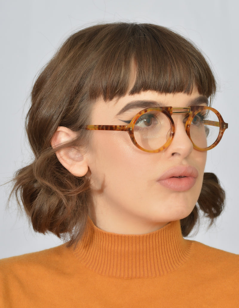 Gianni Versace 532 960 Vintage Glasses. 1980's Gianni Versace Glasses. Designer Vintage Glasses. Round Vintage Glasess. Round Designer Glasses. Vintage Versace